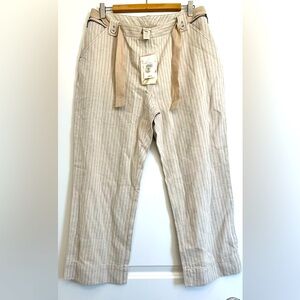 NWT J.JiLL WIDE LEG STRIPED PANTS SIZE 12